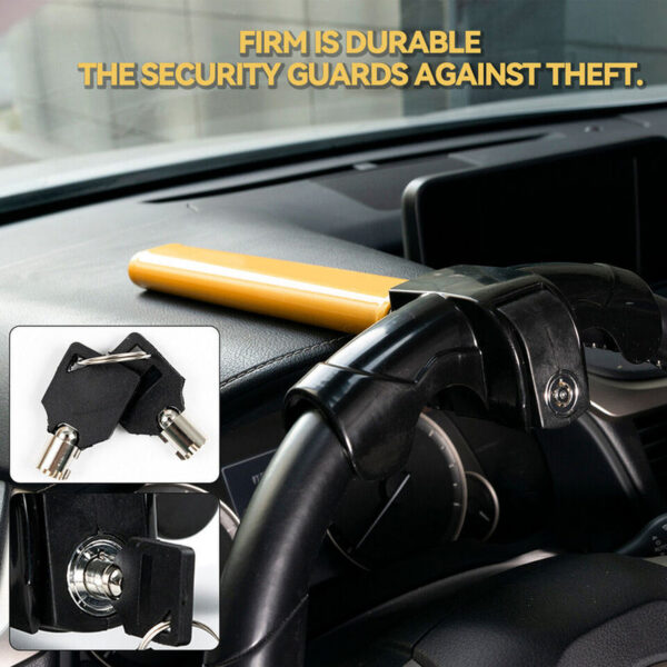 ar Car Anti-Theft – Strong Durable Heavy Duty Anti- Theft Steering Wheel Lock - Auto Security T