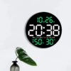b9428da67f9aae06 10inch LED Large Digital Wall with Remote Control Temperature Humidity Date Week Display Countdown Timing Clock Home Decor