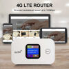 b94497646fa667ed 4G Lte 150Mbps Portable Pocket Modem Wireless Wifi Router 2100mAh Mini Outdoor Hotspot Mifi with Sim Card Slot Repeater