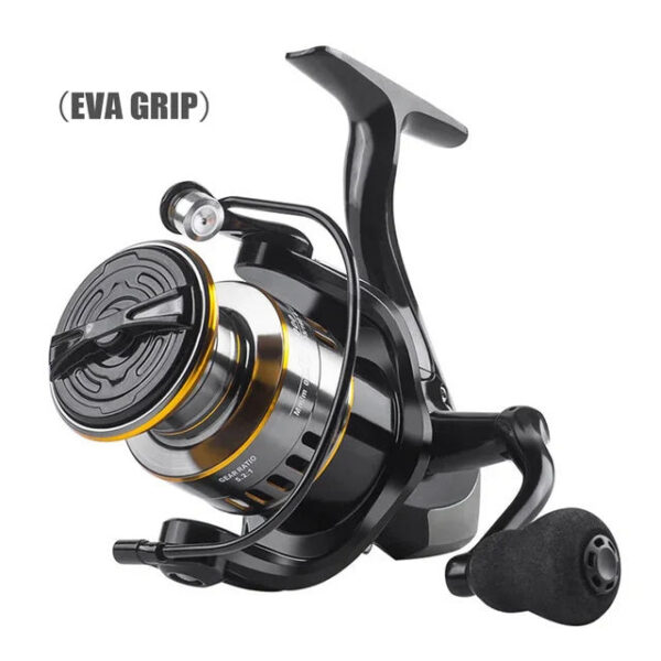 b94ab93bcf2ff0c2 Spinning Metal Spool 5.2:1/4.7:113BB, Ball Bearings Carp Fishing Reel, BK2000-7000 ,Metal e Cup, Sea Tackle