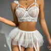 b95e73bb6c188c1c Porno Erotic Sexy Lingerie Set Woman Lace Transparent Sex Underwear Brief Sets Bra Kit Push Up Breves Sets Erotic Bra