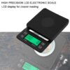 1pc Black 0.1g Coffee Dropping With Timer Digital Kitchen High Precision LCD Scale