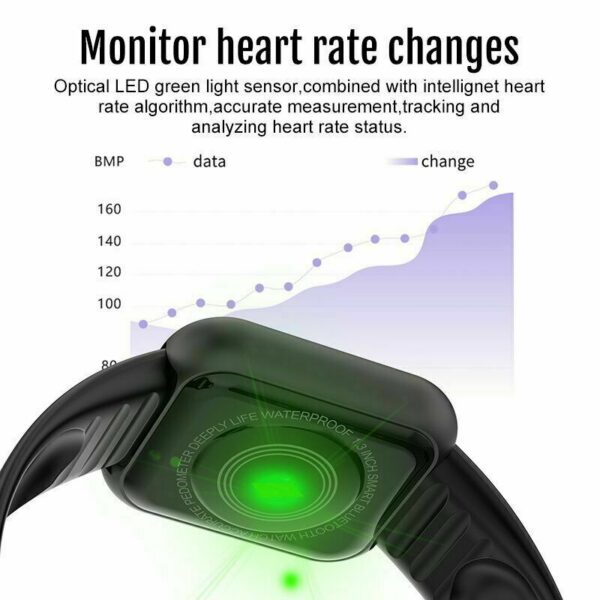 Multifunctional Smart Watch Men Women Bluetooth Connected Phone Music Fiess Sports Bracelet Sleep Monitor Y68 Smartwatch D20