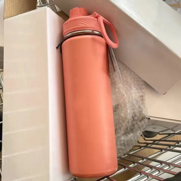 b96ac17df3c51f5b 710ml Lu Insulated Sports Bottle Water Bottles Stainless Steel Pure Titanium Vacuum Portable Leakproof Outdoor Cup