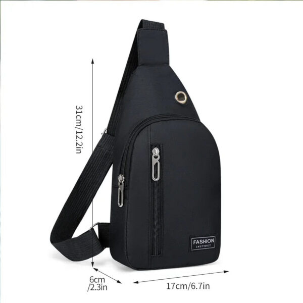 b99bed117a27ab6a Men New Leisure Fashion Trend One Shoulder Chest Outdoor Sports Multi Functional Crossbody Bag