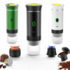 NEW 3-in-1 Capsule Powder Travel Wireless Electric Portable Espresso hine for Home Camping Coffee Maker