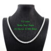 b9a0cd9195b7365e Full Moissanite Tennis for Women Sterling Sier Plated Gold Diamond Choker Necklace with GRA Certificate