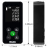 b9a190c191cef87a HILDA 50M/100M Rangefinder Red/Green Light Distance Digital Tape Rechargeable and Measurable Angle Laser Measure