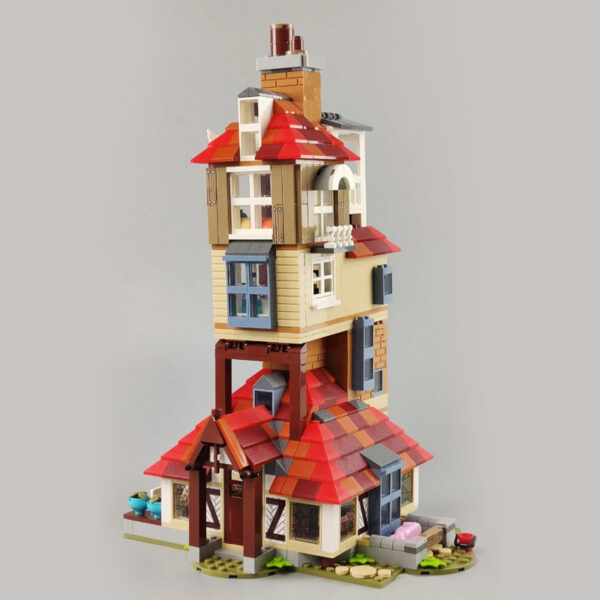 b9ae5e3273ac7736 New Burrow Alley, high difficulty DIY blocks interspersed and assembled, 75980 children's toy compatible building block