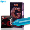 b9ba3a5bdc049e37 6PCS/Box Female G-spot Vaginal Stimulation Condoms Adult Sex Products Extra Sensitive Penis Sleeve Ribbed Dotted Spike Condom
