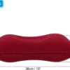 b9de28231e17e668 PATIKIL Inflatable Pillow, 2 Pack Squared Ultralight Camping Travel Pillow Desk Rest Neck Support for Hiking Backpacking Office, Pink