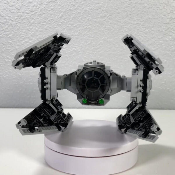 b9e3e47b2f8003de 412Pcs NEW MOC Spaceship Bricks Imperia TIE Fighters Ship Kits Builidng Blocks Starfighter Interceptors DIY Model Toys Gifts