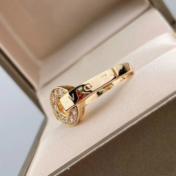 b9ee35743d4403be designer ladies rope knot ring with diamonds fashion rings for women classic jewelry gold plated rose Party Birthday Gifts
