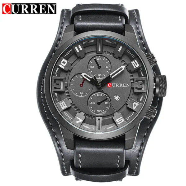 b9f2c3de2c4d32f2 New Watches CURREN Luxury Brand Men Watch Leather Strap Fashion Quartz-Watch Casual Sports Wristwatch Date Clock Relojes 8225