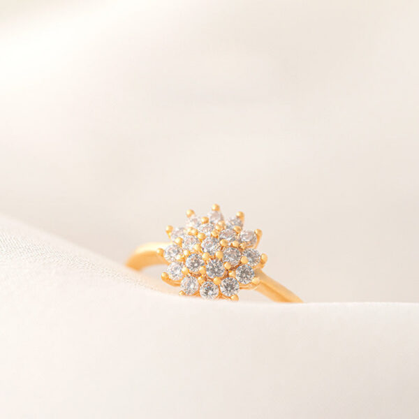 1.5 Carats for Women Engagement Bizuteria Anillos Gemstone 14K Yellow Gold Diamond Wedding Ring Box