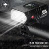BK02 Bike Light USB Rechargeable T6 LED Lights 6 Modes MTB Flashlight Headlight for Cycling Bicycle Front Lamp