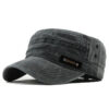 b9fcd1cf9001f688 Wash Wholesale Spring, Summer And Autumn New Cotton Flat Top Outdoor Army Hat Men's Mesh Visor