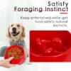 Super Design Slow Feeder Dog Bowl, 1 Cup, Nonslip, Heat-Resistant, Sturdy, Suitable for Small to Medium Sized Dogs