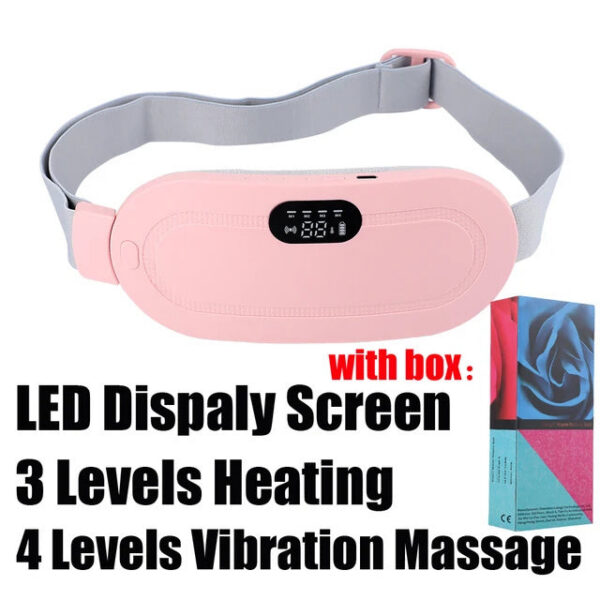 Electric Period Cramp Massager Vibrating Heating for Menstrual Waist Stoh Abdominal Warm Palace Belt