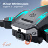 ba37008b26b40ac9 KBDFA Pro Drone Professional 4K HD Camera Foldable Quadcopter Aerial S6 GPS RC Helicopter FPV WIFI Obstacle Avoidance Toys