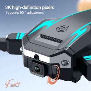 KBDFA Pro Drone Professional 4K HD Camera Foldable Quadcopter Aerial S6 GPS RC Helicopter FPV WIFI Obstacle Avoidance Toys