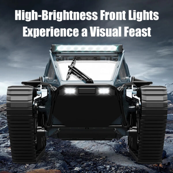 ba3d27b3b48a51e1 JJRC C8812 LED Light Full Scale Tracked Tank Simulation Model Toy RC Car Model Drift Remote Control Off-Road Vehicle Boy Gift