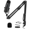 ba5a25d28f290747 Professional USB Streaming Podcast PC Microphone Studio Cardioid Condenser Mic Kit with Boom Arm For Recording Twitch YouTube