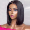 ba5a619b82647a31 Highlight Straight Lace Front Wig Brazilian Short Bob Human Hair Wigs On Sale Clearance