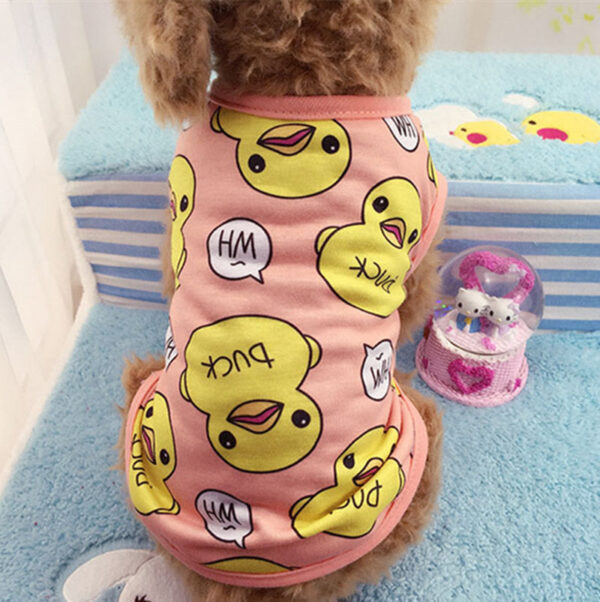 ba676fc9ccbb504f Cute Dog Soft Puppy Pamas Outfits Pet Clothing for Small Dogs tshirts Spring Summer Yorkies Chihuahua Clothes 12c30