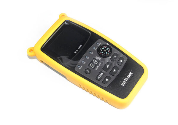 ba74725cfcf32494 Original Satk WS-6933 DVB-S2 FTA C&KU Band Digital Satellite Finder Meter With 2.1 inch LCD Display WS 6933