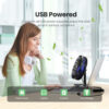 GAIATOP Portable USB 90° Adjustable Coog Fan Mute 4 Speed Adjustment Ultra Quiet Suitable For Home Desk Office