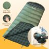 ba9115f1e7c43b70 Poepore XXL Schlafsack Outdoor für Erwachsene 3–4 Jahreszeiten Flanell Schlafsäcke Camping Winter Deckenschlafsack mit Aufbewahrungstasche Wasserdichter und Warmer 230 x 90CM