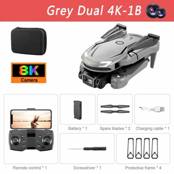 For Xiaomi V88 Drone 8K Professional HD Camera Height Maintaining 4 Sides Obstacle Avoidance RC Quadcopter for Adult Child Toys