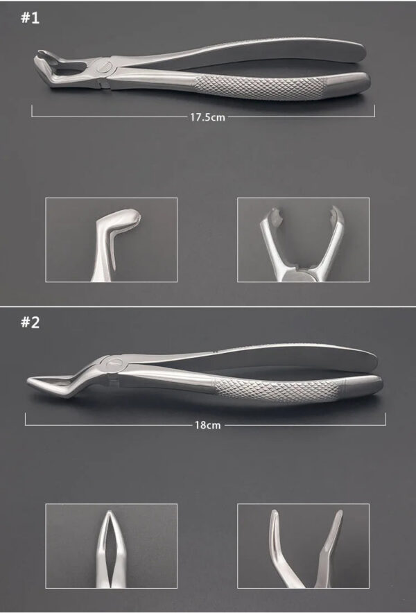 Adult Tooth Extracting Forceps 10pcs/set , Children Teeth Extraction Forcep 7pcs/set, Surgical Dental tools Dentistry Tool