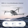 4K HD Dual Camera with GPS 5G WIFI Wide Angle FPV Real-time Transmission RC Distance 2km Professional Drone
