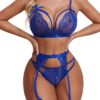 Avidlove Women Lingerie Set Lace Teddy Strap Babydoll Bodysuit with Garter Belts