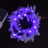bae899a40429e3d9 Xmas LED Light-Up Angel 10 LEDs Feather Wreath Crown Headband Luminous Headdress For Women Girls Wedding Glow Party