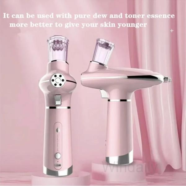 bb36db14dec3146e High Pressure Nano Spray Injection Deep Hydration Red Blue Light Facial Beauty Sprayer Skin Rejuvenation Oxygen Injector