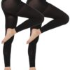 bb420870ea3184c9 MANZI Women's 2-6 Pairs Opaque Control Top Tights Comfort Stretch 70 Denier Pantyhose