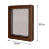 Security Flap Door For Dog Kitten Cat Puppy Safety Gate PVC Plastic Small Pet Supplies
