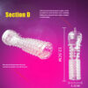 bb587fc310ec3687 Spike Penis Sleeve Reusable Condoms Sex Toys for Men Delay Ejaculation Penis Sleeve Contraception Cock Ring Extender 남성전용기구