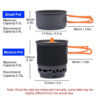 bb5dffef4e3ebcd6 Widesea Camping Cooking System with Heat Exchanger Outdoor Gas Burner Stove Tourist Pot Set Cup Tableware Cookware Tourism Hike