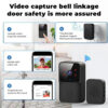 WiFi Video Doorbell Wireless Phone Two-way Intercom System IR Night Vision Doorbell Smart Home Security Door Bell Camera Monitor