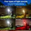 bb6e90fa518e2d39 MOSLIGHTING Solar Chargin Tent Strong Light with Magnet Zoom Portable Torch Camping lantern Work Maintenance Lighting 80W LED