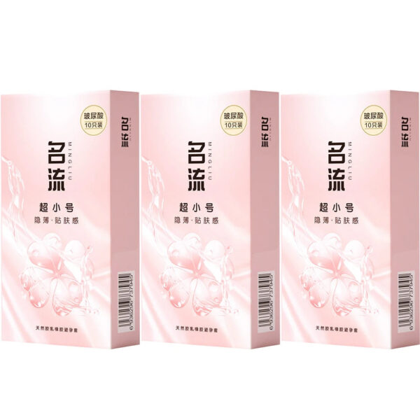 30pcs Ultra Thin Condoms for Men Anti Falling Off 45mm 49mm Small Size Penis Sleeve Slim Fit Sex Toys Condom Couples Sex Tools