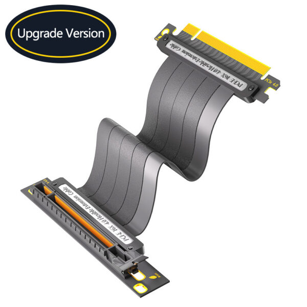 PCIE 4.0 Cable, 16x Shielded High Speed Riser Cable with PCI Express Port GPU Extension Card, 20cm 90/180 Degree