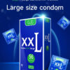 10pcs/Box Extra Large Ultra Thin Lubricated Condom 56MM Smooth Latex Penis Condoms for Male Adult Sex Dick Cock Sleeve for Homme