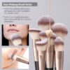 bb87c0921e31a4be Maange 18Pcs Makeup Storage Set Soft Bristles Foundation Brushes Eyeshadow Blusher Concealer For Women Beginner Kit