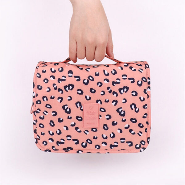 bb8eb0ff3615be10 Cosmetic Women Travel Pouch Waterproof Toiletries Beauty Organizer Ladies Bathroom Neceser Makeup Storage Bag With Hook