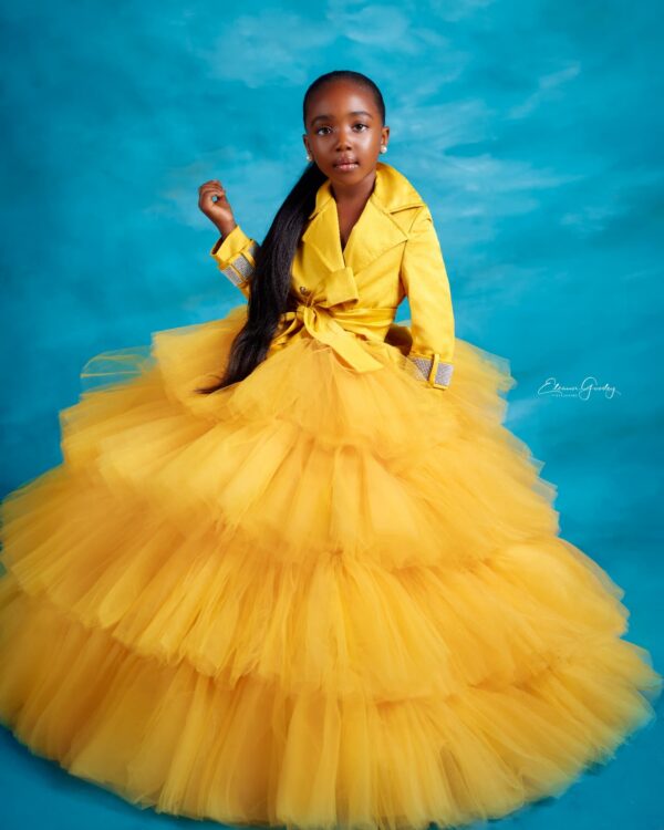 bb9fcdc7289328e6 Vintage Gold Girl Pageant Dress Ruffles Tiered Flower Girls Dresses Wedding Kids Party Prom Birthday Gowns for Photoshoot